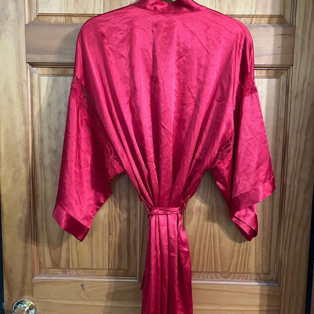 Victoria's Secret Red Lace Robe - Picture 6 of 6
